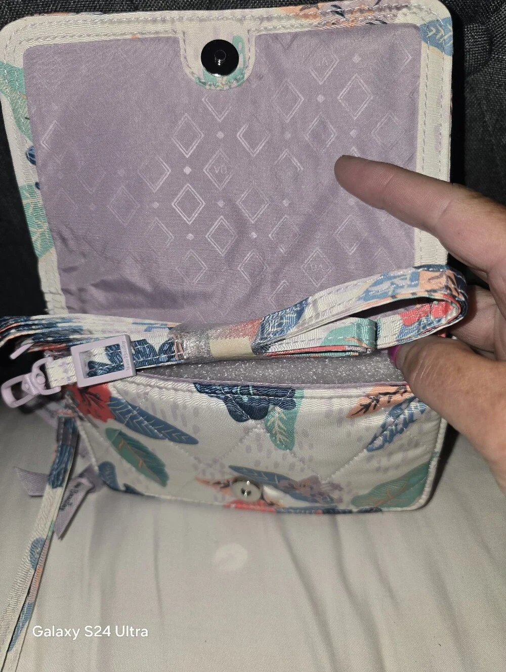 Vera Bradley * Ultralight RFID 3 -in- 1  Crossbody Purse * Tropical Floral * NWT